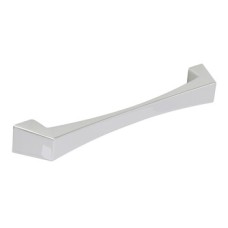 D Pull Handle Zinc Alloy Fixing Centres 128-320 mm Caleido Polished chrome fixing centres 128 mm