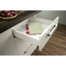 Drawer for Moulded Plastic Drawer System Depth 430 mm for Dynamic Runners White For cabinet width 300 mm drawer width 249 mm fixing centres 218 mm