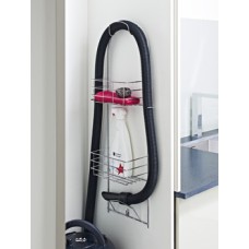 Cleaning Cupboard Rack Height 850 mm Width 343 mm Depth 120 mm Steel White RAL 9003 finish