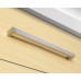 D Pull Handle Aluminium Tube with Zinc Alloy Feet Fixing Centres 160-352 mm Keswick Stainless steel effect fixing centres 160 mm