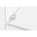 Shelf Support Plug in for Glass Shelves for 6 8 and 10 mm Thickness Clamping For Ø 5 mm hole nickel plated