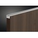 Profile Handle Anodised Aluminium Length 2500 mm Lamone Effective length 2450 mm Stainless steel effect groove length 2450 mm