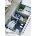 Waste Bin Set for Installation in Standard Drawer Boxes Ninka One2Four New number for 502.90.232 For drawer width 600 mm base plate 484 mm 1 x 6 1 x 13.5 1 x 21 litre