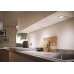 LED Downlight 24 V Flat Rated IP20 Loox Compatible Polar Silver anodised finish warm white 3100 K