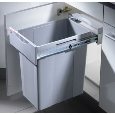 Pull Out Waste Bin 40 Litres Hailo Easy-Cargo Installation behind hinged doors For cabinet width min. 400 mm