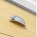 Cup Pull Handle Zinc Alloy Fixing Centres 76 mm Henrietta Polished chrome finish