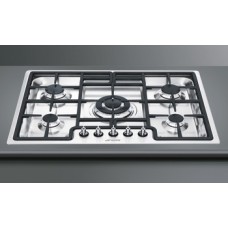 Hob Gas 720 mm Ultra Low Profile Smeg Classic PGF75-4 Stainless steel