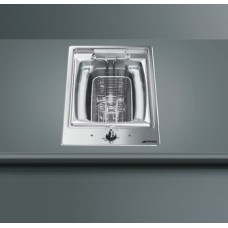 Fryer Ultra Low Profile Domino 310 mm Smeg Classic PGF30F - Grey