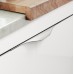 Profile Handle Aluminium Fixing Centres 128-256 mm Noma Stainless steel effect finish fixing centres 256 mm