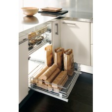 Pull Out Chrome Wire Basket for Door Front Fixing Cabinets With 16 mm or 18 mm board thickness For cabinet width 1000 mm