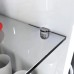 Shelf Support Plug in for Glass Shelves Peki Nickel plated