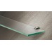 Shelf Support Clamp Design Screw Fixing for 5-7 mm Glass and Wood Thickness Polished chrome plated