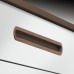 Inset Handle Wood Length 210 mm Halkin Unfinished Unfinished oak
