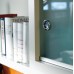 Inset Handle Brass Ø 43 mm Epte For glass doors Polished nickel plated
