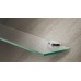 Shelf Support Clamp Design Screw Fixing for Glass and Wooden Shelves Small size for 5-8 mm shelf thickness polished chrome plated