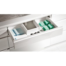 Drawer Sides 92mm High Matrix Box P Standard sides with cover caps For drawer length 400 mm grey