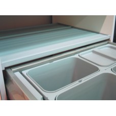 Economic Lid Cover Plate for One2five Waste Bin System For cabinet width 600 mm board thickness 15/16 mm