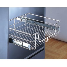 Pull Out Storage Basket for Cabinet Width 300-1000 mm Full extension Soft-Close ball bearing runners For cabinet width 1000 mm