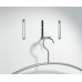 Coat Hook Zinc Alloy 74 x 93 mm Folding Polished chrome finish