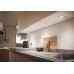 LED Downlight 24 V Flat Rated IP20 Loox Compatible Polar Silver anodised finish warm white 3100 K