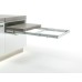 Pull-out table and folding fitting with folding table leg PARTY for standard cabinet width 1200 mm