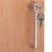 Lock Handle for Screw Fixing Symo 3000 Zinc alloy Nickel plated