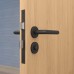 Profile Cylinder Lock Mortice 72 mm Locking Centres Stainless Steel Startec For fire resistant/smoke control doors Backset 55 mm case size 84 mm square forend satin