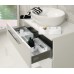 Storage System for Under Sink Drawers Joining Clip and Profile Set Ninka Banio Light grey finish