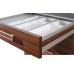 Cutlery Tray Set for Blum Tandembox Ninka Cuisio  For cabinets with 15/16 or 18/19 mm board thickness (variable soft edges) For drawer depth 450 mm for cabinet width 300 mm frosted white