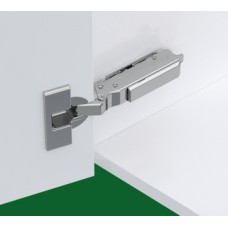 Concealed Cup Hinge 120° Standard Inset Mounting Click On Arm Tiomos Dowel fixing 45/9.5 with soft close