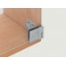 Glass Door Hinge 170° Set Door mounting without glass drilling Chrome plated