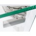 Concealed Hinge 125° for Glass/Mirror Doors Tiomos Mirro Glass thickness 3-8 mm With integrated damper