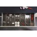 Cutlery Tray Set for Matrix Box P and Grass Nova Pro Ninka Cuisio For drawer box depth 450 mm for cabinet width 600 mm graphite