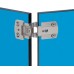 Exposed Axle Hinge 270/240° with 5 mm Exposed Axle for Thin Doors Shallow design Overlay 7.0 mm 13/19 mm side wall thickness for side/centre panel mounting