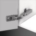 Concealed Hinge 125° for Glass/Mirror Doors Tiomos Mirro Glass thickness 3-8 mm With integrated damper
