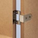 Butt Hinge Neuform Brass for Overlay Doors For door thickness 15-16 mm for side panel thickness from 14 mm polished nickel plated