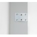 Cabinet Repair Plates for Mounting Hinge Plates with Pre-Mounted Euro Screws Bright zinc plated