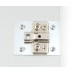 Cabinet Repair Plates for Mounting Hinge Plates with Pre-Mounted Euro Screws Bright zinc plated