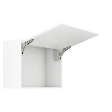Single Door Flap Fitting Complete Set Free Flap 1.7 107° opening angle Model C grey RAL 7035 cover caps