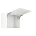 Single Door Flap Fitting Complete Set Free Flap 1.7 107° opening angle Model C anthracite cover caps