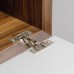 Mitred flap hinge GS 45 mitre cut 45° Opening angle 90° nickel plated zinc alloy/steel