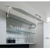Swing Up Front Fitting Free Swing For one-piece wooden/glass/aluminium frame flaps Model S4 weight range 3.0-6.5 kg grey