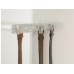 Pull Out Belt Rack for 8 belts Aluminium rail with plastic rack Black hooks