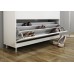 Shoe Rack Fitting Set Suitable for 3 Shelves For screw mounting to drawer front White (RAL 9010) finish
