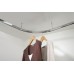 Wardrobe Rail Corner Set Polished chrome and nickel plated finish