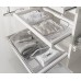 Wire Basket for Elite Soft Close Vibo For hanging onto pull-out frame Silver epoxy finish basket width 387mm