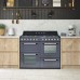 Cooker Dual Fuel Traditional Four Cavity Gas Hob 1100 mm Smeg Victoria TR4110AZ - Pastel blue