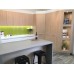 Splashback Aluminium Dual Finish Metallic Alusplash Elegance Metallic black / Olive green - 800 x 600 x 4 mm