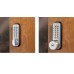 Digital Lock Mechanical Knob Operated Zinc Alloy Economy For internal and external applications Standard satin chrome