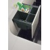 Waste Bin System with Matrix Box P Drawer Sides and Runners Ninka One2Five For cabinet width 500 mm 2 x 32L bins